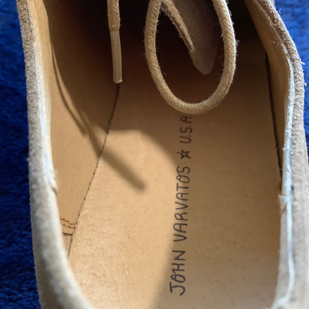 John Varvatos Dress Shoes Suede Cap Toe 10M - Picture 13 of 13